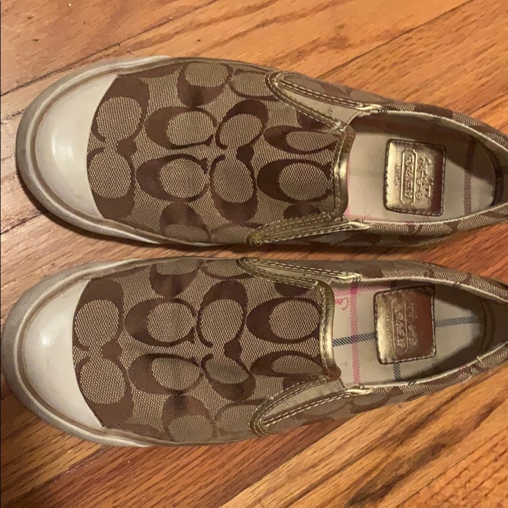 Coach tennis shoe slides